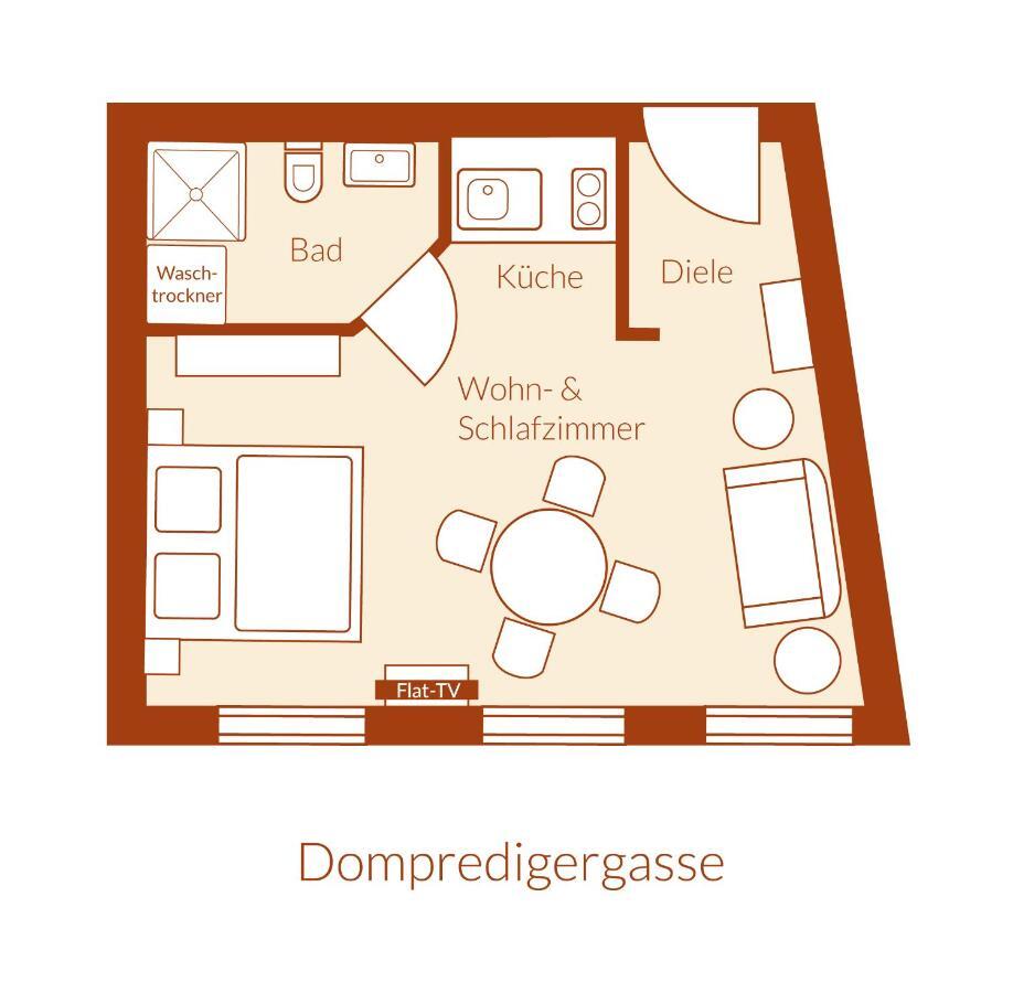 Apartment Dompredigergasse Naumburg  Exterior photo